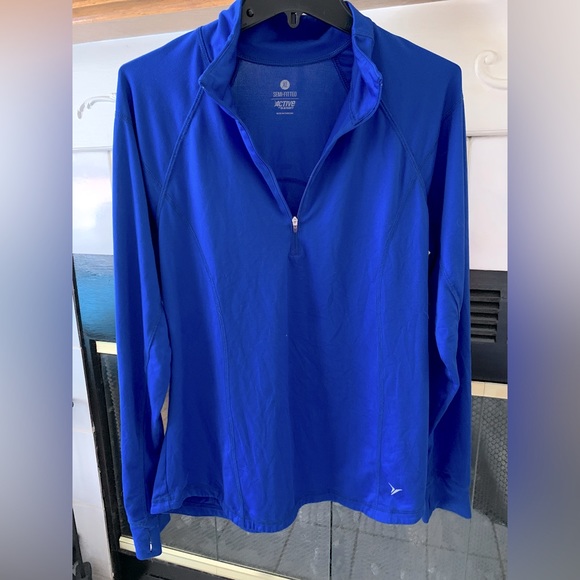 Old Navy Ladies' Performance Freestyle Half-Zip Pullover with Thumb Holes SZ XL - Picture 3 of 8